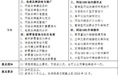 电子商务专业技能专长