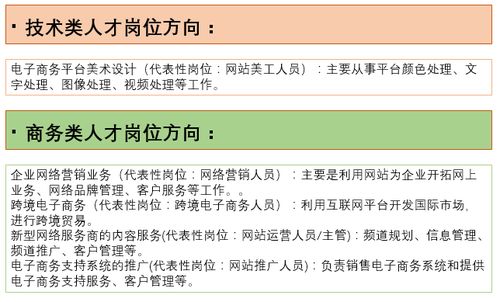 电子商务专业可以应聘